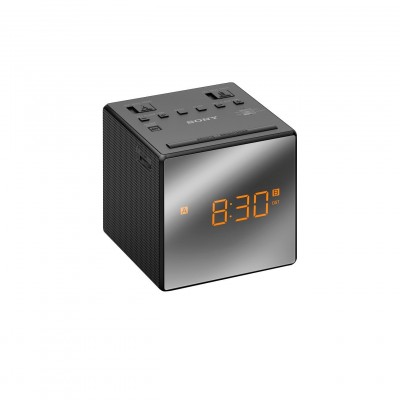 masa Orientar Puñalada Radio reloj despertador Sony ICF-C1B negro con pantalla LED